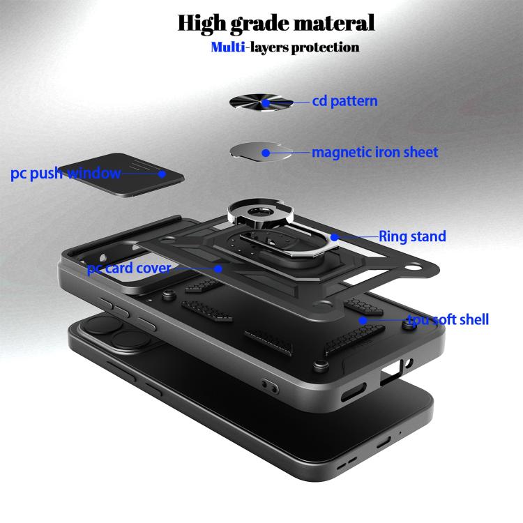 For OPPO Reno15 5G Global Sliding Camera Cover Design TPU+PC Phone Case