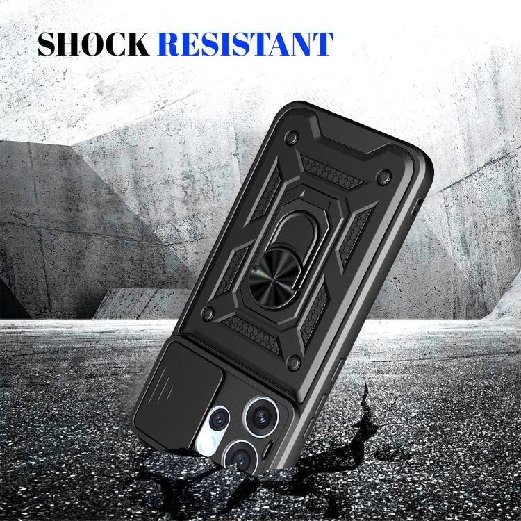For OPPO Reno15 Pro 5G Global Sliding Camera Cover Design TPU+PC Phone Case