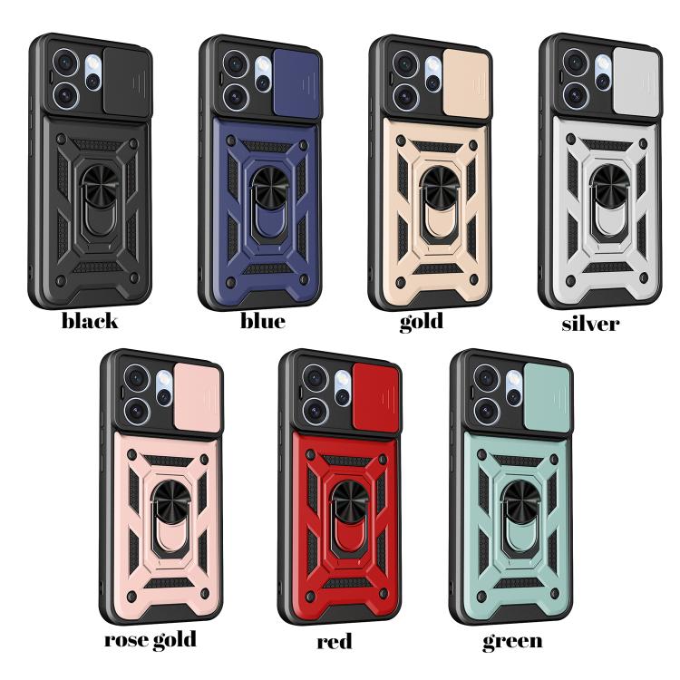 For OPPO Reno15 Pro 5G Global Sliding Camera Cover Design TPU+PC Phone Case