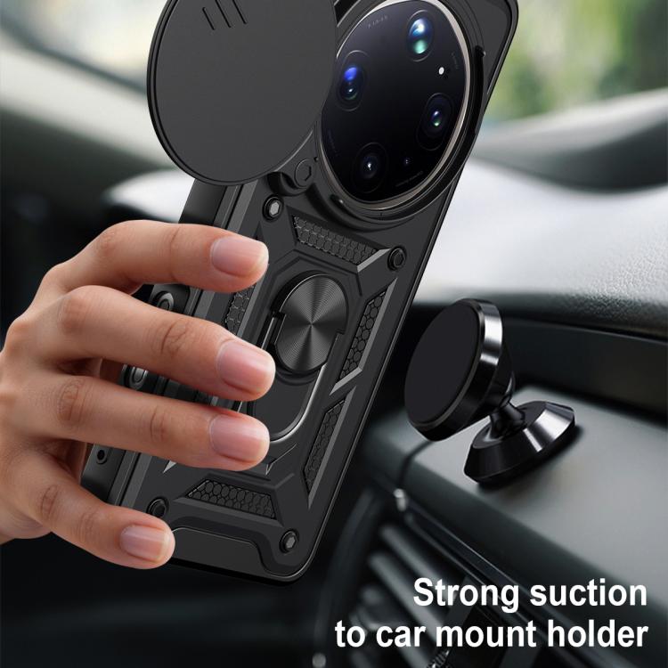 For OPPO Find X9 Ultra Sliding Camera Cover Design TPU+PC Phone Case