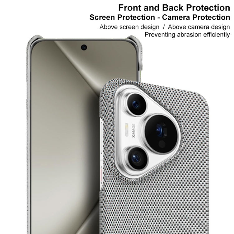 For Huawei Pura 70 imak Ruiyi Series Cloth Texture PU + PC Phone Case