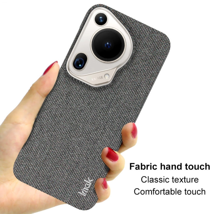 For Huawei Pura 70 Ultra imak Ruiyi Series Cloth Texture PU + PC Phone Case