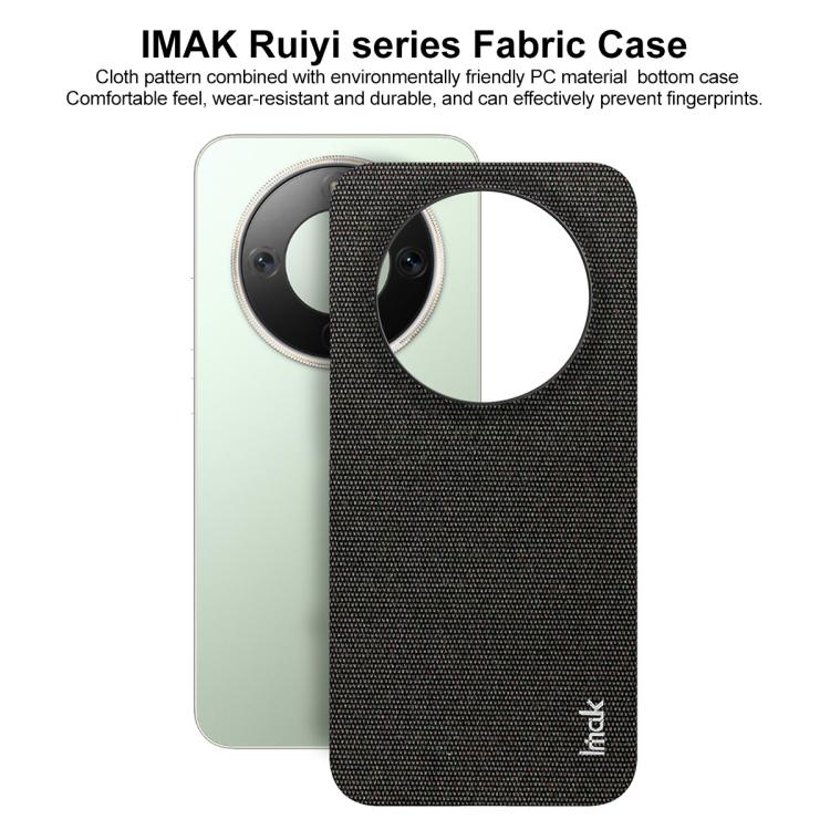 For Honor X70 5G/Magic8 Lite/X9d 5G imak Ruiyi Series Cloth Texture PU + PC Phone Case