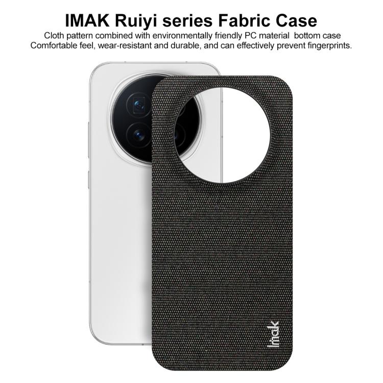 For Honor Magic8 imak Ruiyi Series Cloth Texture PU + PC Phone Case