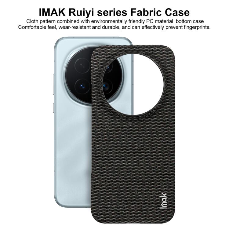 For Honor Magic8 Pro imak Ruiyi Series Cloth Texture PU + PC Phone Case