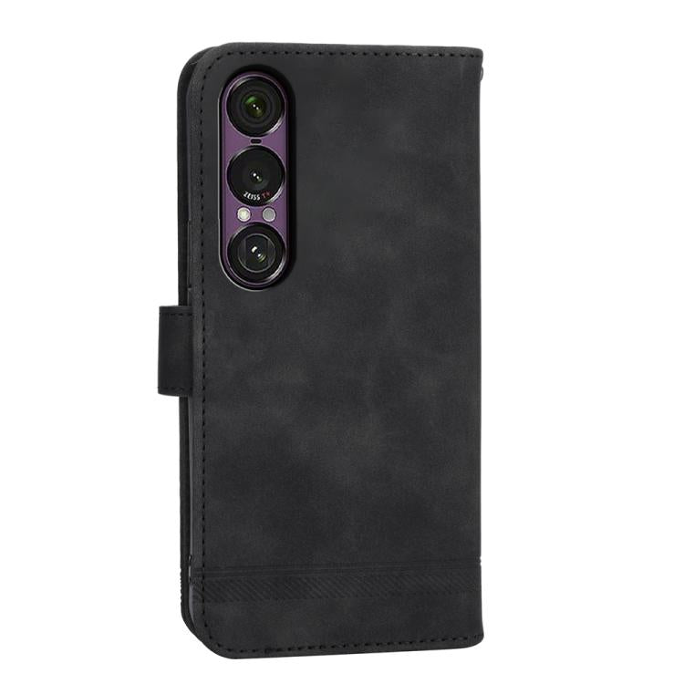 For Sony Xperia 1 VII Dierfeng Dream Line TPU + PU Leather Phone Case