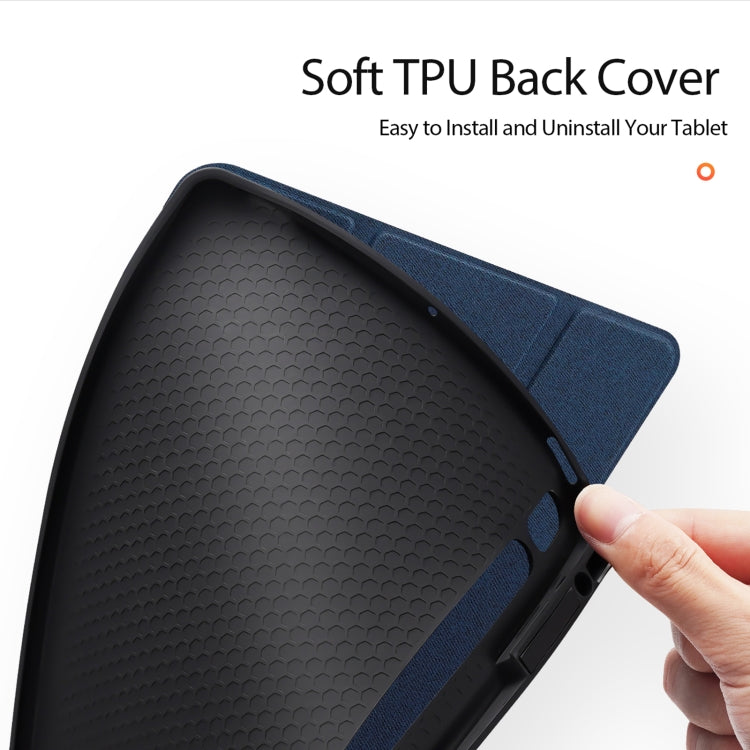 For Samsung Galaxy Tab S10+ DUX DUCIS Domo Series Magnetic Flip Leather Tablet Case