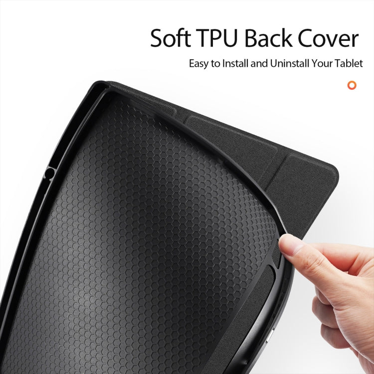 For Samsung Galaxy Tab S10 Ultra DUX DUCIS Domo Series Magnetic Flip Leather Tablet Case