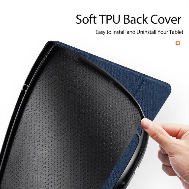 For Samsung Galaxy Tab S10 Ultra DUX DUCIS Domo Series Magnetic Flip Leather Tablet Case