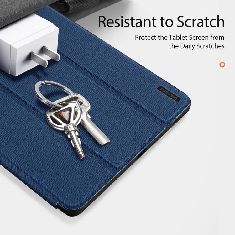For Samsung Galaxy Tab S10 FE+ DUX DUCIS Domo Series Magnetic Flip Leather Tablet Case