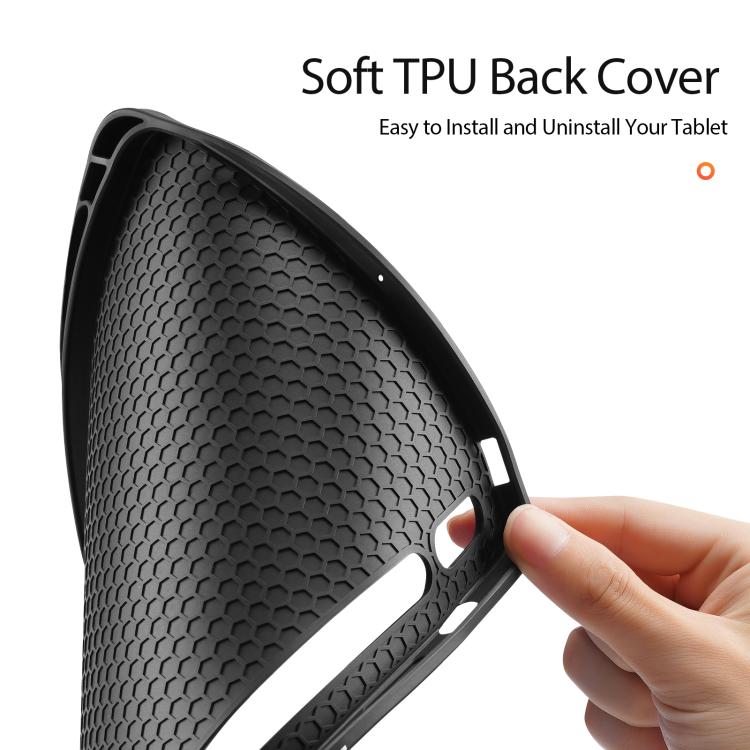 For Samsung Galaxy Tab S10 FE+ DUX DUCIS Domo Series Magnetic Flip Leather Tablet Case