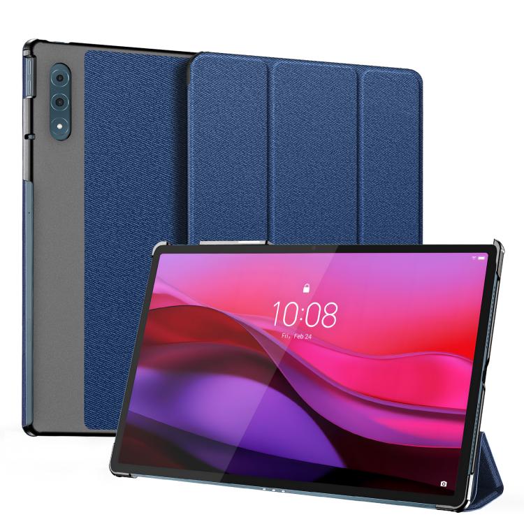 For Lenovo Yoga Tab Plus DUX DUCIS Domo Series Magnetic Flip Leather Tablet Case