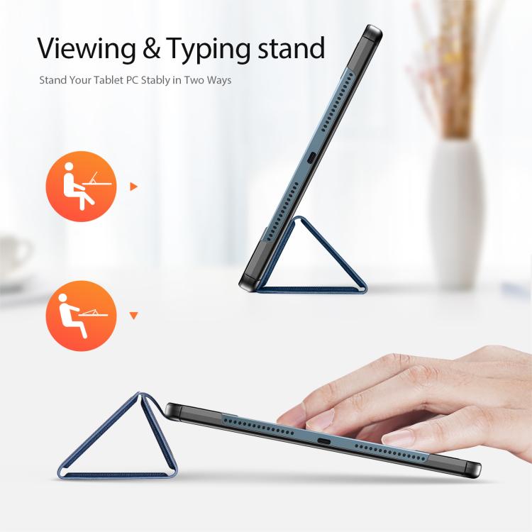 For Lenovo Yoga Tab Plus DUX DUCIS Domo Series Magnetic Flip Leather Tablet Case