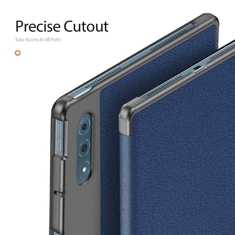 For Lenovo Yoga Tab Plus DUX DUCIS Domo Series Magnetic Flip Leather Tablet Case