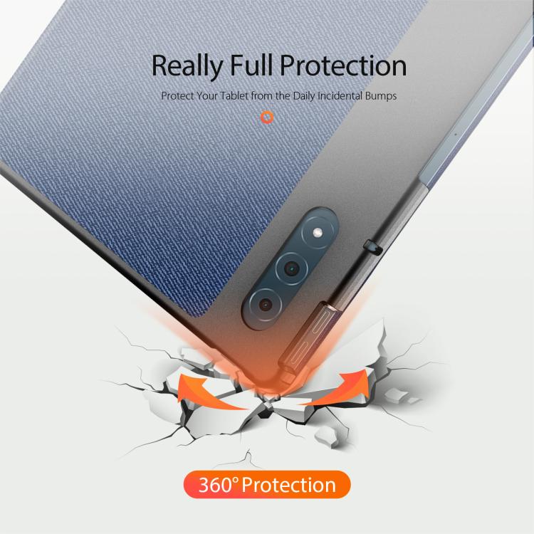 For Lenovo Yoga Tab Plus DUX DUCIS Domo Series Magnetic Flip Leather Tablet Case