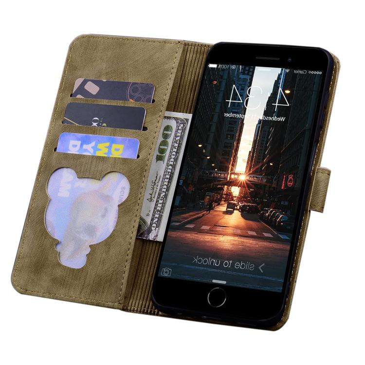 For iPhone 17e / 16e Cartoon Sakura Cat Embossed Leather Phone Case