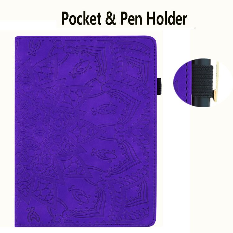 For Amazon Kindle Paperwhite 12th 2024 Calf Texture Embossed Leather Tablet Case