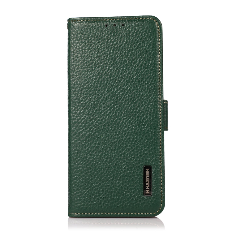 For Xiaomi POCO F6 KHAZNEH Side-Magnetic Litchi Genuine Leather RFID Phone Case