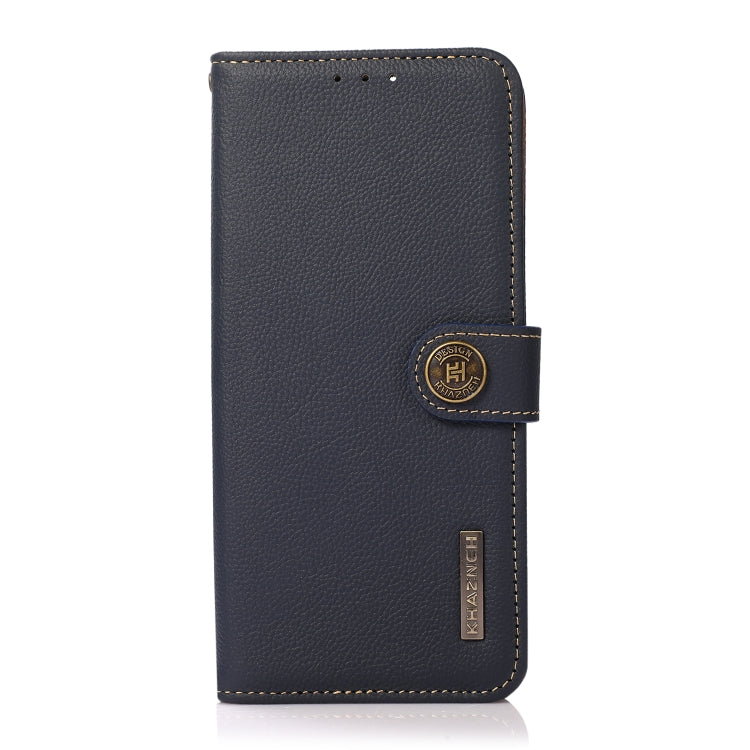 For Xiaomi Redmi Turbo 3 KHAZNEH Custer Texture RFID Genuine Leather Phone Case
