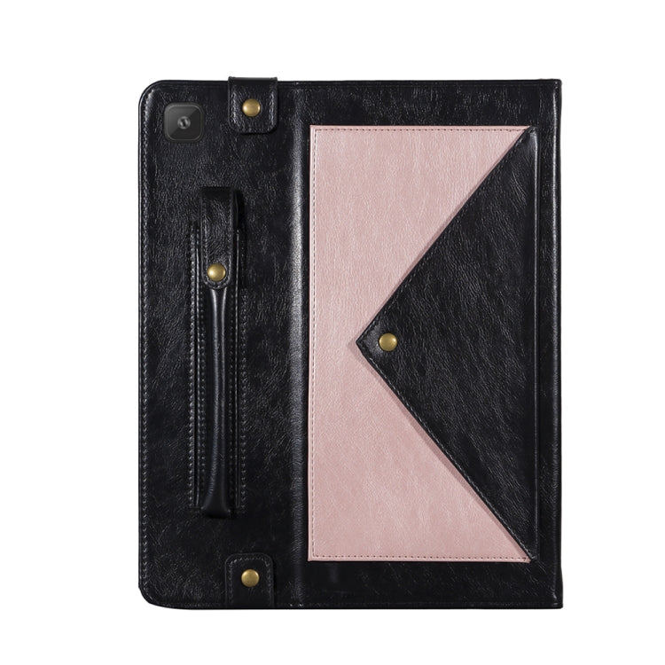 For Samsung Galaxy Tab S6 Lite P610/P615 Envelope Color Matching Horizontal Flip PU Leather Case with Card Slots & Pen Slots & Holder & Wallet & Photo Frame & Shoulder Strap