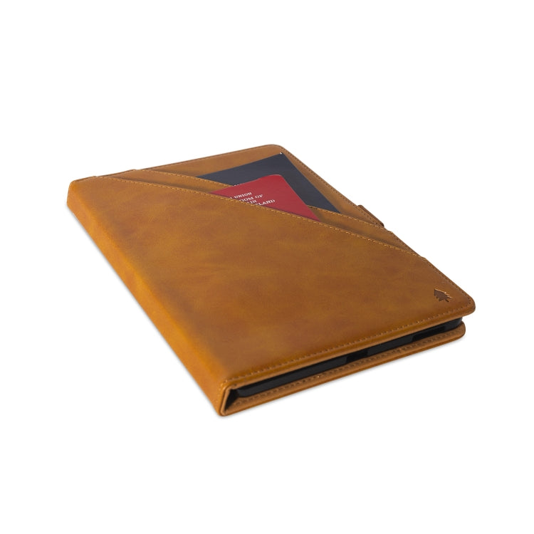 For Samsung Galaxy Tab S6 Lite P610/P615 Horizontal Flip Double Holder Leather Case with Holder & Card Slots & Photo Frame