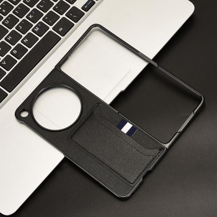 For OPPO Find N6 5G Litchi Texture Card Slots Back Cover Phone Case