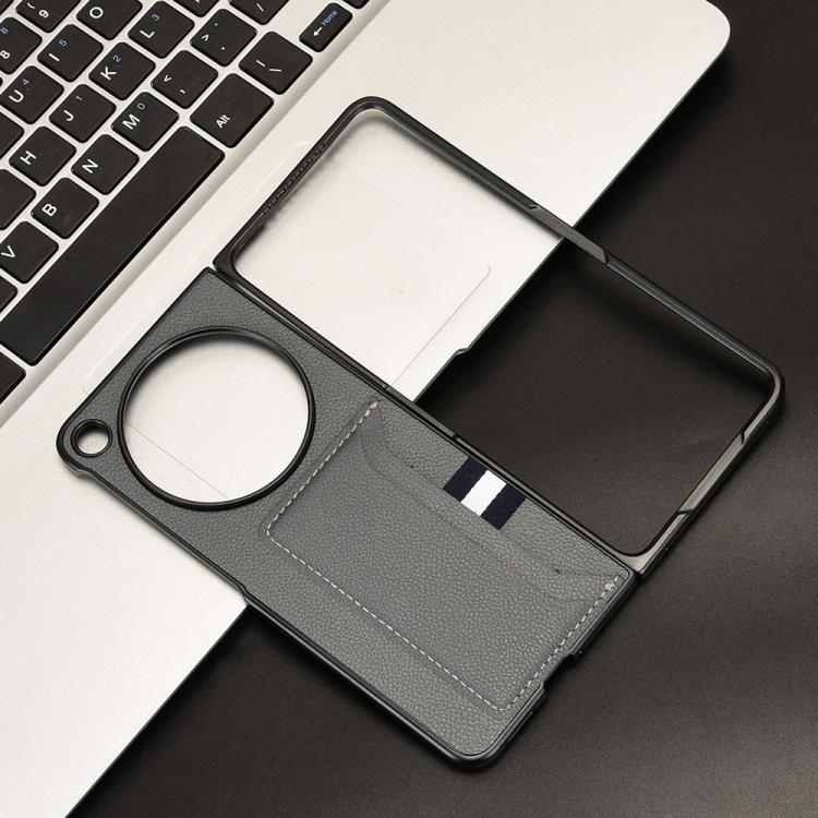 For OPPO Find N6 5G Litchi Texture Card Slots Back Cover Phone Case