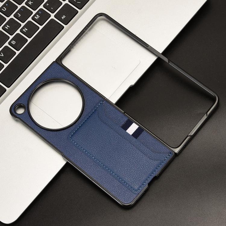 For OPPO Find N6 5G Litchi Texture Card Slots Back Cover Phone Case