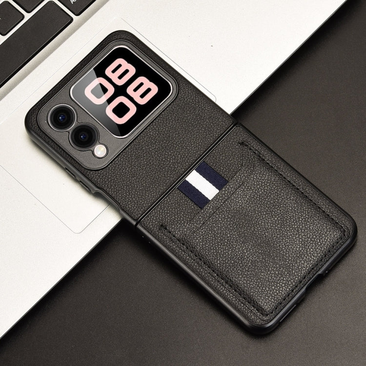 For Huawei nova Flip Litchi Texture Card Slots Back Cover Phone Case