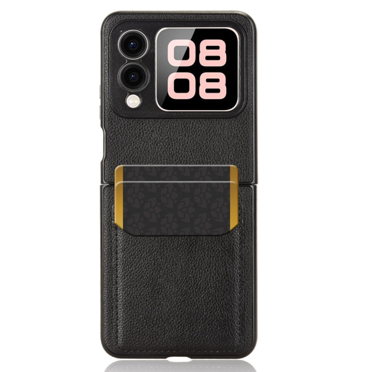 For Huawei nova Flip Litchi Texture Card Slots Back Cover Phone Case