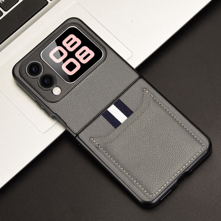 For Huawei nova Flip Litchi Texture Card Slots Back Cover Phone Case