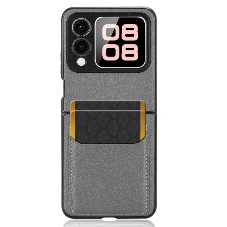 For Huawei nova Flip Litchi Texture Card Slots Back Cover Phone Case