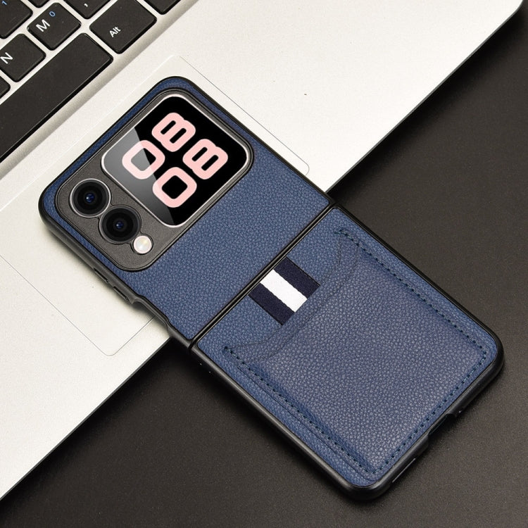 For Huawei nova Flip Litchi Texture Card Slots Back Cover Phone Case