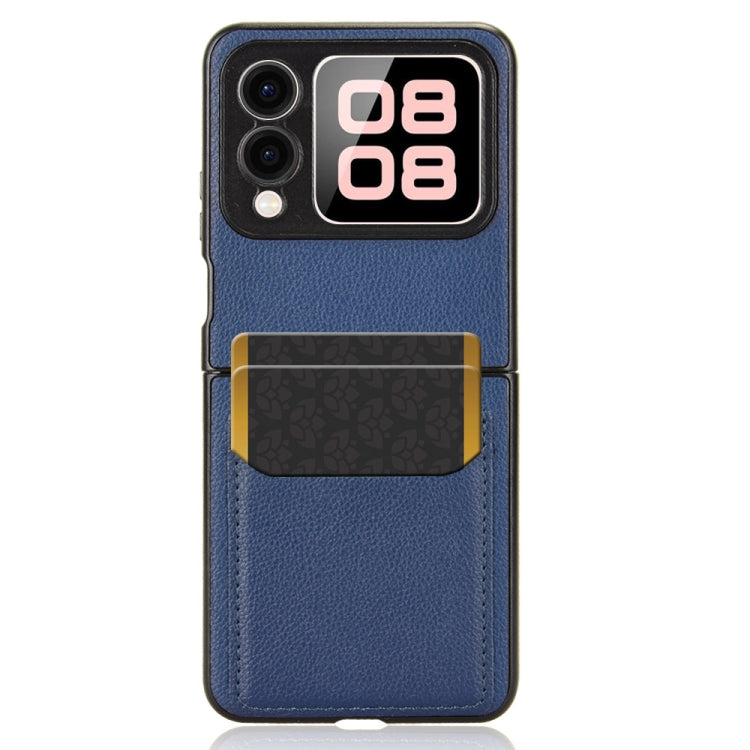 For Huawei nova Flip Litchi Texture Card Slots Back Cover Phone Case