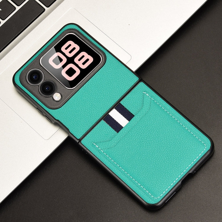 For Huawei nova Flip Litchi Texture Card Slots Back Cover Phone Case