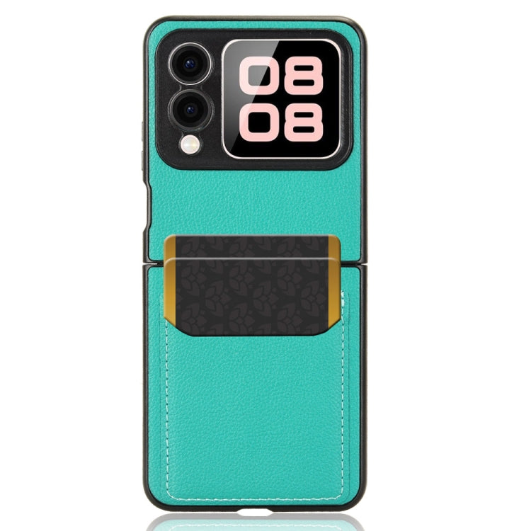 For Huawei nova Flip Litchi Texture Card Slots Back Cover Phone Case