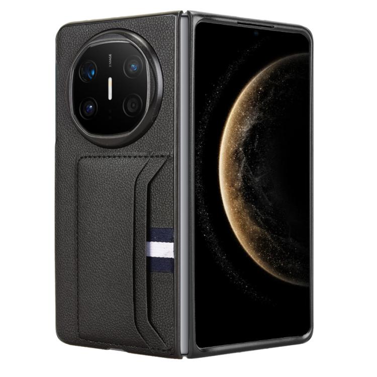 For Huawei Mate X6 Litchi Texture Card Slots Back Cover Phone Case