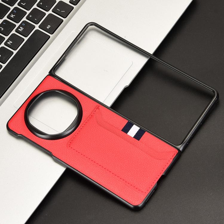 For Huawei Mate X6 Litchi Texture Card Slots Back Cover Phone Case