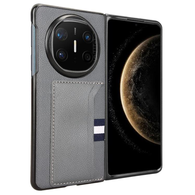 For Huawei Mate X6 Litchi Texture Card Slots Back Cover Phone Case