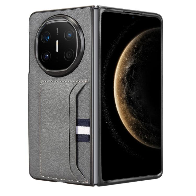 For Huawei Mate X6 Litchi Texture Card Slots Back Cover Phone Case