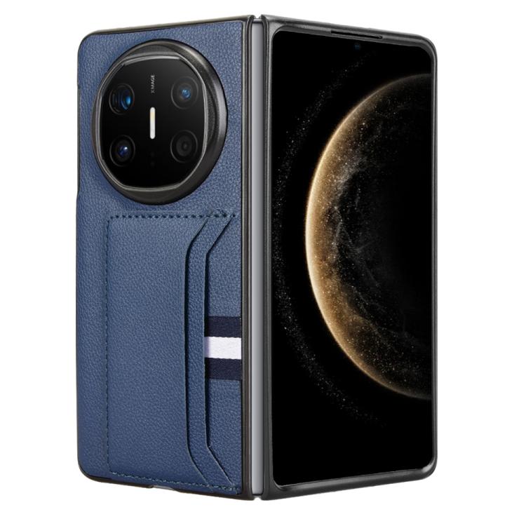 For Huawei Mate X6 Litchi Texture Card Slots Back Cover Phone Case