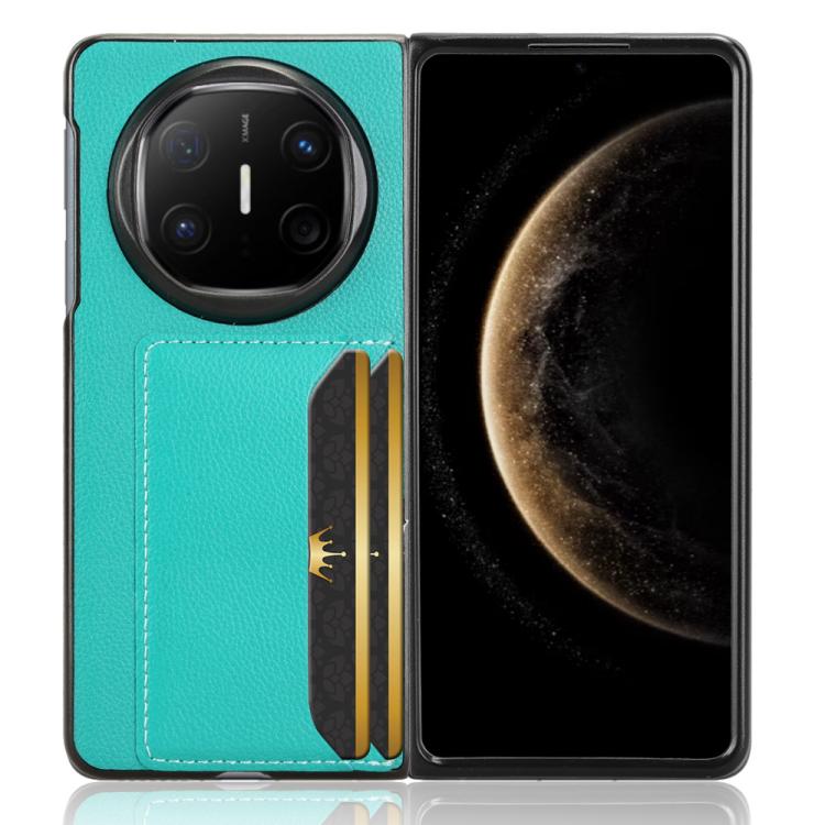 For Huawei Mate X6 Litchi Texture Card Slots Back Cover Phone Case