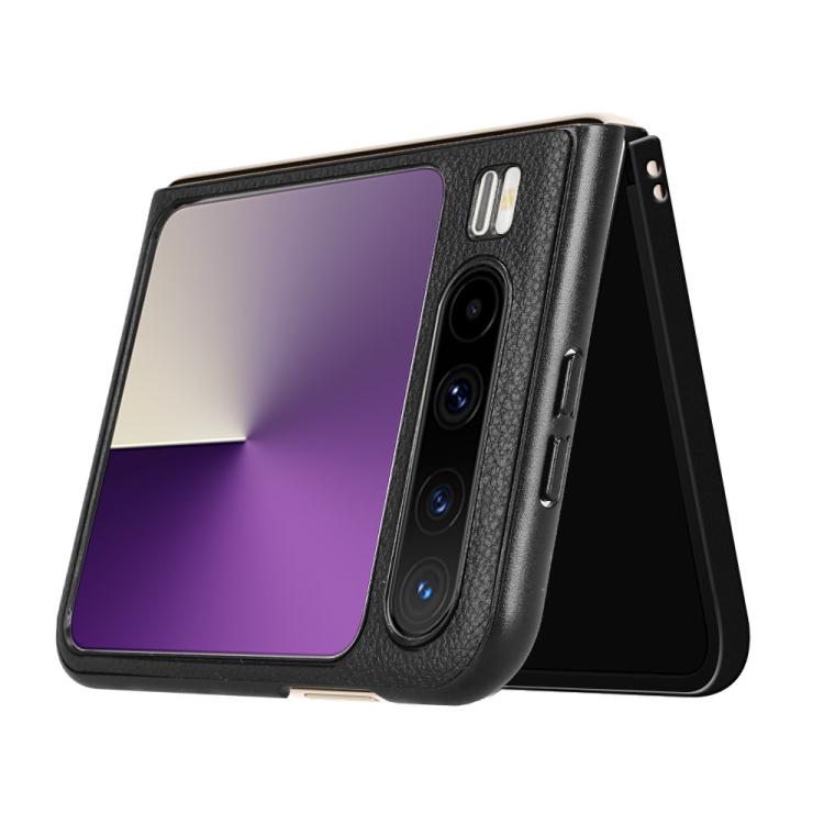 For Huawei Pura X Litchi Texture Card Slots Back Cover Phone Case