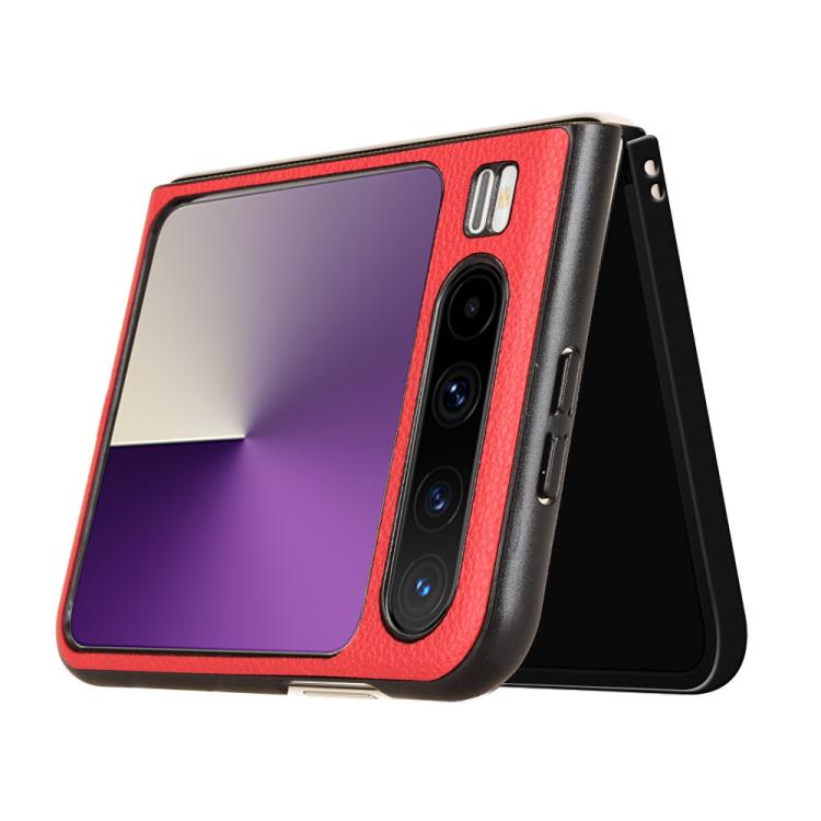 For Huawei Pura X Litchi Texture Card Slots Back Cover Phone Case