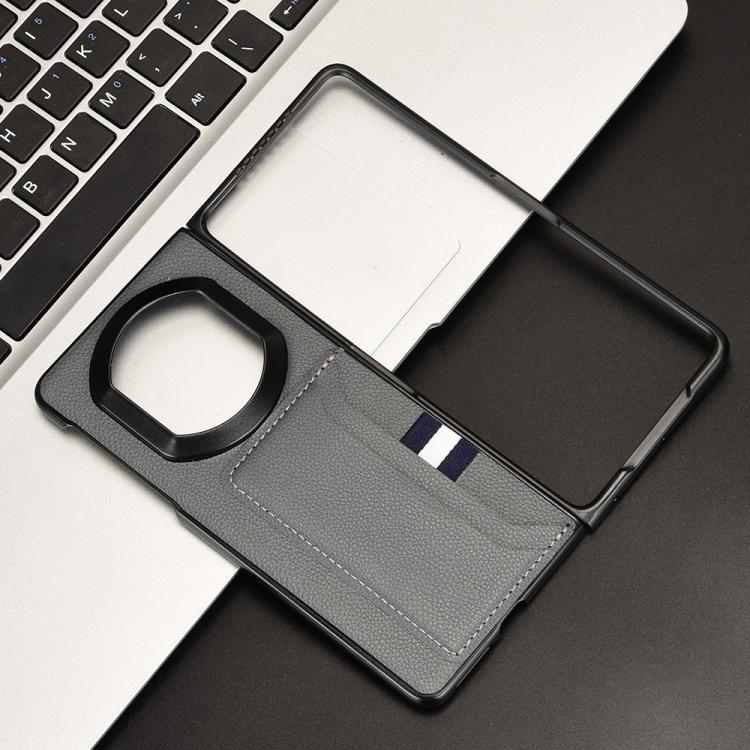 For Huawei Mate X7 Litchi Texture Card Slots Back Cover Phone Case