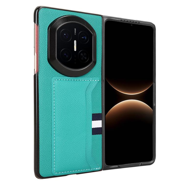 For Huawei Mate X7 Litchi Texture Card Slots Back Cover Phone Case