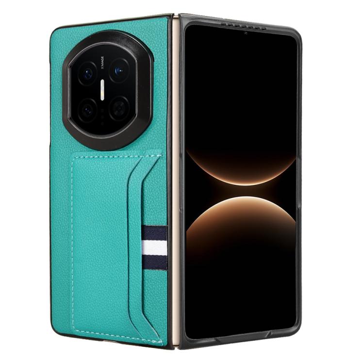 For Huawei Mate X7 Litchi Texture Card Slots Back Cover Phone Case