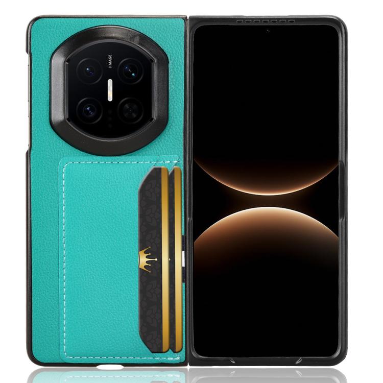 For Huawei Mate X7 Litchi Texture Card Slots Back Cover Phone Case