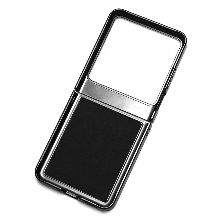For Tecno Phantom V Flip2 Litchi Texture Back Cover Phone Case