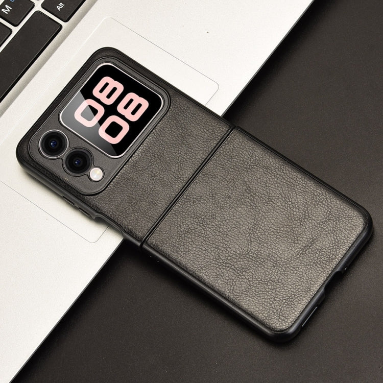 For Huawei nova Flip Litchi Texture Back Cover Phone Case